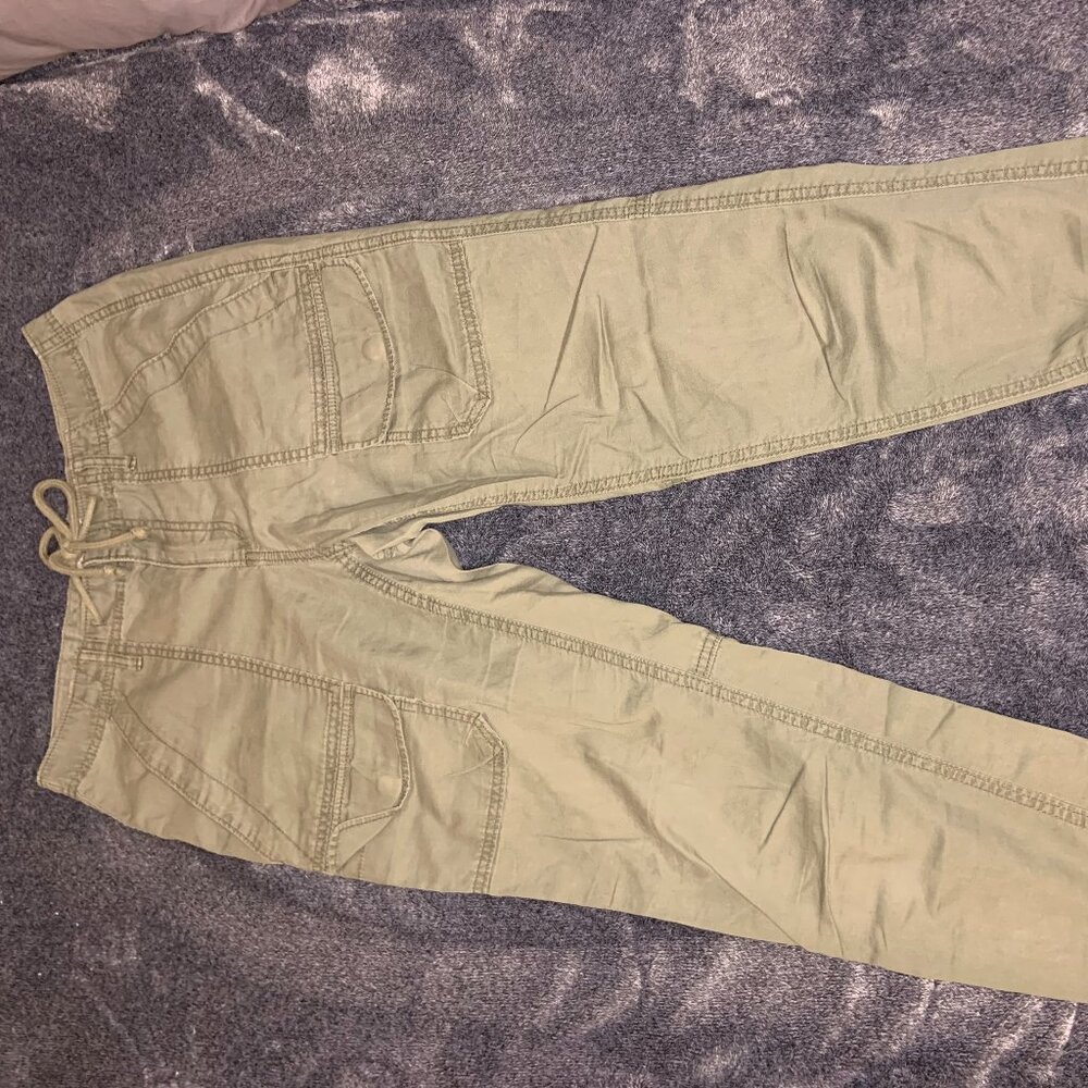 Hollister Green Cargo Pants Size 25